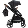 Carucior 4 in 1, FreeON, Bloom, Cu cadru din aluminiu, Landou, Scoica auto cu baza isofix, Parte sport cu sezut reversibil, Geanta pentru mamici, Suport pahar, Conform cu standardele europene de securitate EN 1888:2018/ECE R129, Black - 5