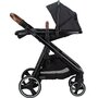 Carucior 4 in 1, FreeON, Bloom, Cu cadru din aluminiu, Landou, Scoica auto cu baza isofix, Parte sport cu sezut reversibil, Geanta pentru mamici, Suport pahar, Conform cu standardele europene de securitate EN 1888:2018/ECE R129, Black - 8