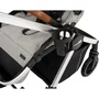 Carucior 3 in 1, FreeON, Joy, Reversibil, Cu cadru din aluminiu, Scoica auto, Husa picioare, Geanta mamici si accesorii, Conform cu standardele europene EN1888-1:2018+A1:2022, Gri - 10