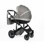 Carucior 3 in 1, FreeON, Trio Comfort, Cu cadru din aluminiu, Cu landou intarit, Reversibil, Scoica auto, Parte sport cu sezut reversibil, Geanta pentru mamici, Conform cu standardele europene de securitate EN 1888:2018 si ECE R44/04, Grey - 7