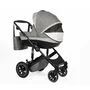 Carucior 3 in 1, FreeON, Trio Comfort, Cu cadru din aluminiu, Cu landou intarit, Reversibil, Scoica auto, Parte sport cu sezut reversibil, Geanta pentru mamici, Conform cu standardele europene de securitate EN 1888:2018 si ECE R44/04, Grey - 8