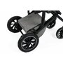Carucior 3 in 1, FreeON, Trio Comfort, Cu cadru din aluminiu, Cu landou intarit, Reversibil, Scoica auto, Parte sport cu sezut reversibil, Geanta pentru mamici, Conform cu standardele europene de securitate EN 1888:2018 si ECE R44/04, Grey - 10