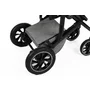 Carucior 3 in 1, FreeON, Trio Comfort, Cu cadru din aluminiu, Cu landou intarit, Reversibil, Scoica auto, Parte sport cu sezut reversibil, Geanta pentru mamici, Conform cu standardele europene de securitate EN 1888:2018 si ECE R44/04, Grey - 10