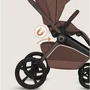 Carucior 3 in 1, Lionelo, Freya, Cu scoica ADAC, Landou si salteluta ventilate, Pliabil, Reglare spatar- 3 pozitii, Suport de picioare- 4 pozitii, Maner- 3 pozitii, Sustine 22 kg, Cu accesorii, 0 luni+, Maro/bej - 30