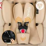 Carucior 3 in 1, Lionelo, Freya, Cu scoica ADAC, Landou si salteluta ventilate, Pliabil, Reglare spatar- 3 pozitii, Suport de picioare- 4 pozitii, Maner- 3 pozitii, Sustine 22 kg, Cu accesorii, 0 luni+, Maro/bej - 55