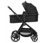 Carucior 3 in 1, FreeON, Zack, Cu cadru din aluminiu, Landou, Scoica auto, Geanta pentru mamici, Conform cu standardele EN 1888:2018 si ECE R129, Black - 2