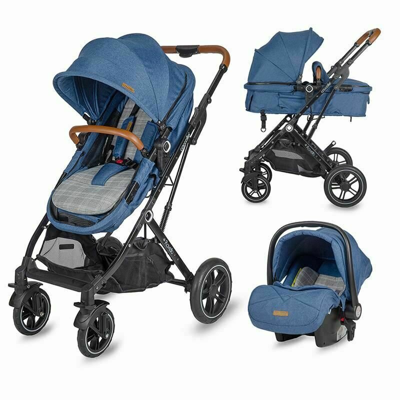 Coccolle - Carucior 3in1 ultracompact Ravello Navy Blue