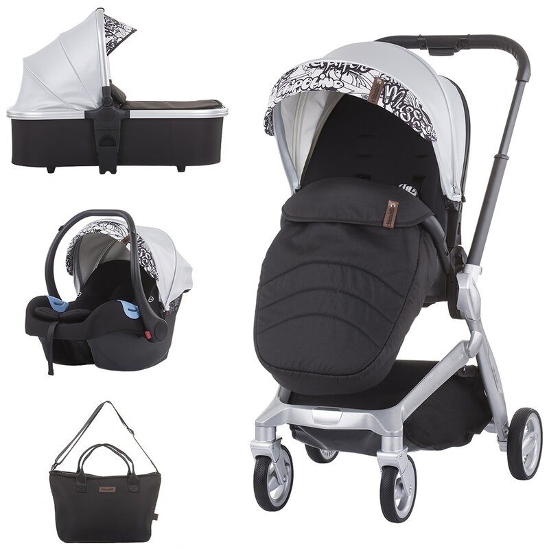 Chipolino - carucior 3 in 1 emotion, gri