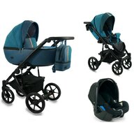 Carucior copii 3 in 1, reversibil, 0-36 luni, Bexa Air Turquoise