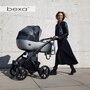 Bexa - Carucior copii 3 in 1, reversibil, complet accesorizat, 0-36 luni,  Air Silver Black - 1