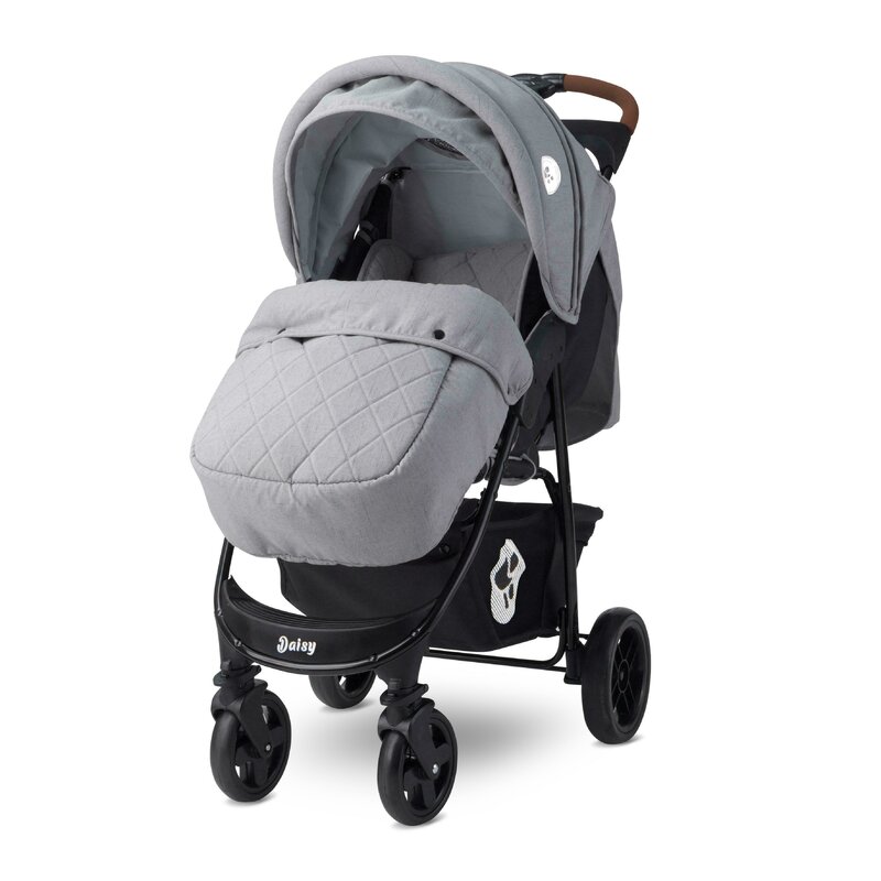 Lorelli - carucior sport daisy cu acoperitoare pentru picioare, gri