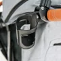 Carucior gemeni, Bebe Stars, Double Trouble, De la nastere pana la 22 Kg, Cadru din aluminiu, Pliabil, Spatar reglabil in 5 pozitii, Cu 2 saci de picioare, 2 huse de ploaie si suport pahar, Conform cu EN1888-1,2:2018, Grey - 7