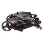 Carucior gemeni, Bebe Stars, Double Trouble, De la nastere pana la 22 Kg, Cadru din aluminiu, Pliabil, Spatar reglabil in 5 pozitii, Cu 2 saci de picioare, 2 huse de ploaie si suport pahar, Conform cu EN1888-1,2:2018, Grey - 8