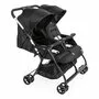 Carucior gemeni, Chicco, Ohlala, Ultra usor si compact, 8 kg, 0 luni+, Negru - 2