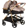 Carucior gemeni Chipolino Duo Smart 2 in 1 golden beige - 1