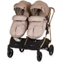 Carucior gemeni Chipolino Duo Smart 2 in 1 golden beige - 7