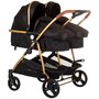 Carucior gemeni Chipolino Duo Smart 2 in 1 obsidian gold - 1