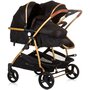 Carucior gemeni Chipolino Duo Smart 2 in 1 obsidian gold - 2