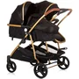 Carucior gemeni Chipolino Duo Smart 2 in 1 obsidian gold - 2