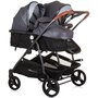 Carucior gemeni Chipolino Duo Smart 2 in 1 silver grey - 2