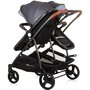 Carucior gemeni Chipolino Duo Smart 2 in 1 silver grey - 3