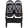 Carucior gemeni Chipolino Duo Smart 2 in 1 silver grey - 8