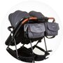 Carucior gemeni Chipolino Duo Smart 2 in 1 silver grey - 11