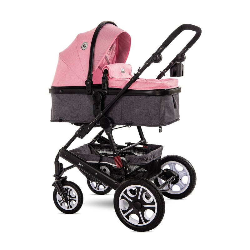 Lorelli - carucior 3 in 1 lora candy, roz