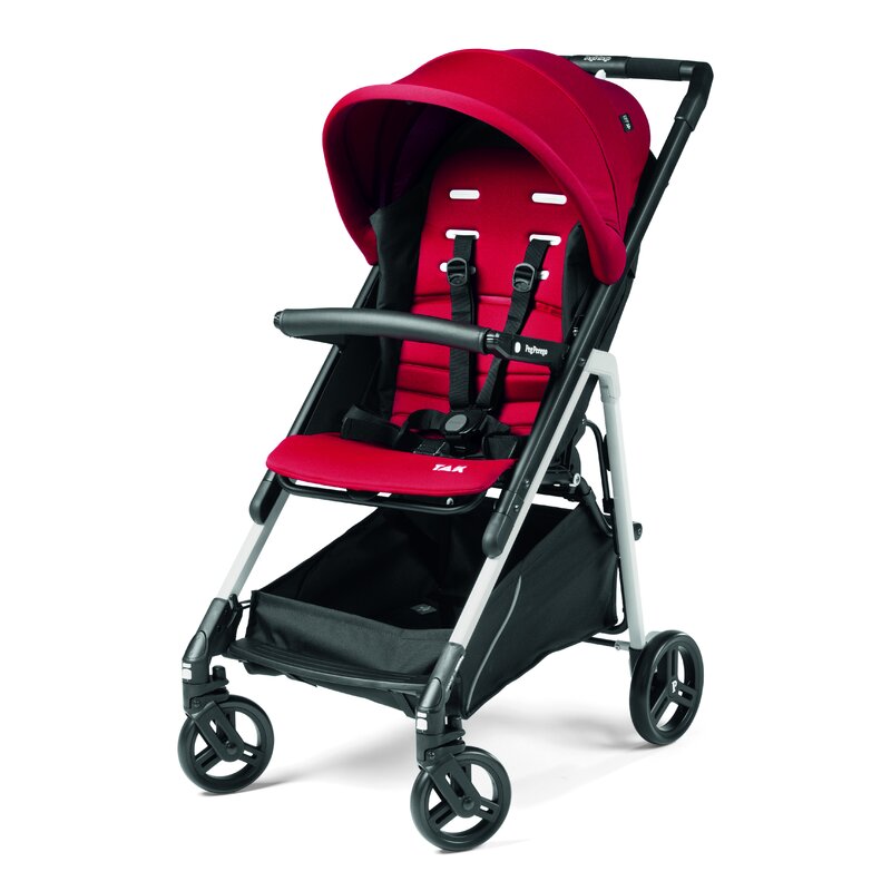 Peg perego - carucior tak, 0-22 kg, red ribbon