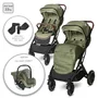 Carucior pentru nou-nascut Storm, pana la 22 kg, cadru aluminiu, Loden Green - 1