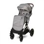 Carucior pentru nou-nascut Storm, pana la 22 kg, cadru aluminiu, Opaline Grey - 3