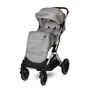 Carucior pentru nou-nascut Storm, pana la 22 kg, cadru aluminiu, Opaline Grey - 3