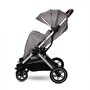 Carucior pentru nou-nascut Storm, pana la 22 kg, cadru aluminiu, Opaline Grey - 4