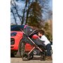 Carucior pentru nou-nascut Storm, pana la 22 kg, cadru aluminiu, Opaline Grey - 9