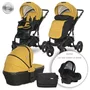 Carucior Set Rimini Premium, cos landou separat, Lemmon Curry - 1