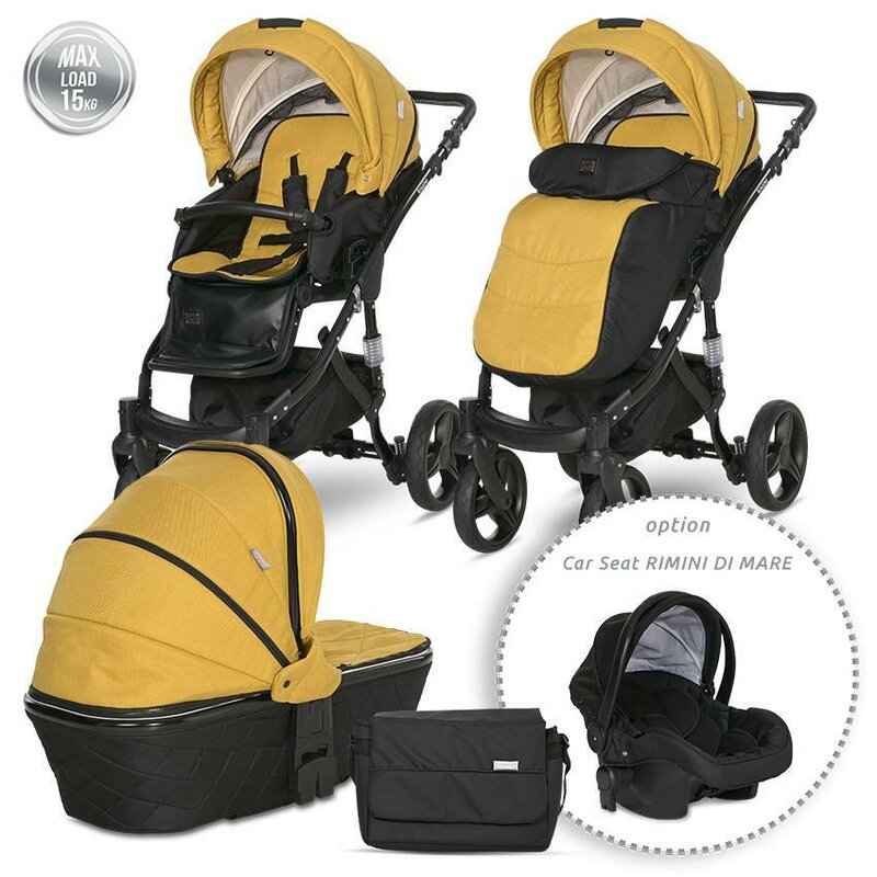 Carucior Set Rimini Premium, cos landou separat, Lemmon Curry