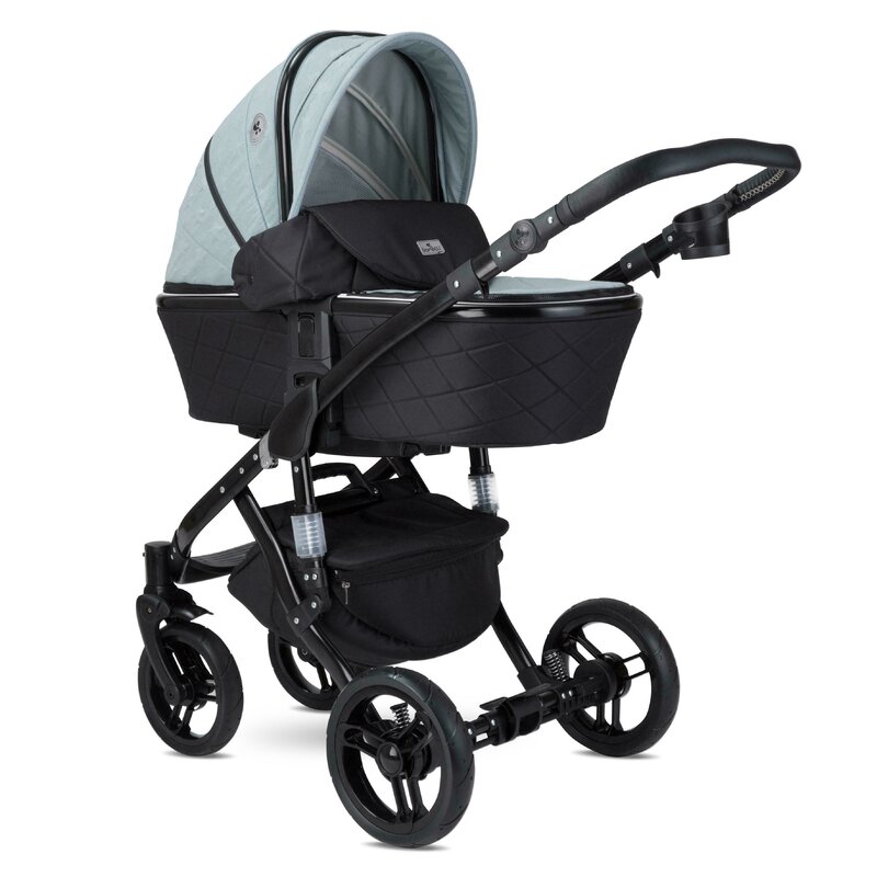 Lorelli - carucior 2 in 1 rimini premium stars, albastru/gri