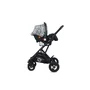 Lorelli - Carucior 3 in 1 Sena , Marble,  Cadru din aluminiu, Gri - 7