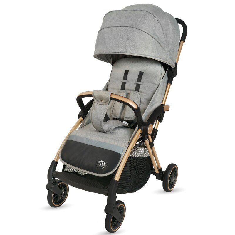 Carucior Sport AppeKids – Upp – Ultracompact, Pliere automata, De la nastere la 22kg - Powder Grey