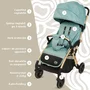 Carucior Sport AppeKids – Upp – Ultracompact, Pliere automata, De la nastere la 22kg - River Green - 2