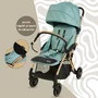 Carucior Sport AppeKids – Upp – Ultracompact, Pliere automata, De la nastere la 22kg - River Green - 5