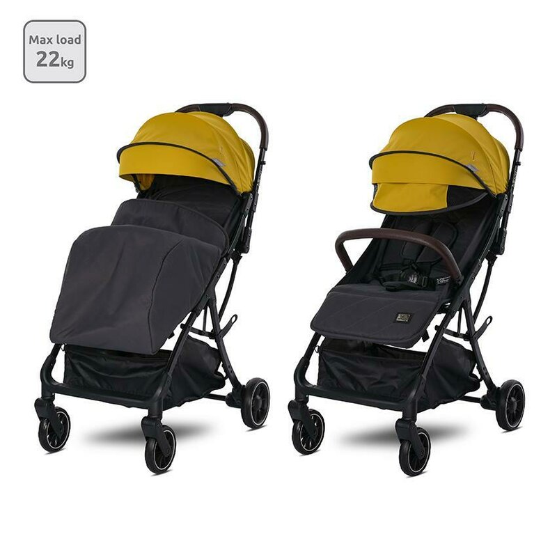 Carucior sport autofold, pana la 22 kg, Minori, Lemon Curry