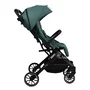 Carucior sport, Bebe Stars, Easy, Pliabil, Usor, Pana la 22 kg, Copertina XL cu fereastra, Spatar si suport picioare reglabile, Cu acoperitoare picioare si suport pahar, Coform cu EN1888-1,2:2018+A1:2022, Pine - 6