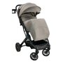 Carucior sport, Bebe Stars, Easy, Pliabil, Usor, Pana la 22 kg, Copertina XL cu fereastra, Spatar si suport picioare reglabile, Cu acoperitoare picioare si suport pahar, Coform cu EN1888-1,2:2018+A1:2022, Sand - 4