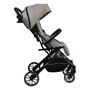 Carucior sport, Bebe Stars, Easy, Pliabil, Usor, Pana la 22 kg, Copertina XL cu fereastra, Spatar si suport picioare reglabile, Cu acoperitoare picioare si suport pahar, Coform cu EN1888-1,2:2018+A1:2022, Sand - 5