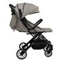 Carucior sport, Bebe Stars, Easy, Pliabil, Usor, Pana la 22 kg, Copertina XL cu fereastra, Spatar si suport picioare reglabile, Cu acoperitoare picioare si suport pahar, Coform cu EN1888-1,2:2018+A1:2022, Sand - 6
