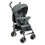 Carucior sport, Bebe Stars, Light, Pliabil, Usor, Pana la 15 kg, Copertina XL cu plasa si fereastra, Spatar si suport picioare reglabile, Coform cu EN1888-1:2018+A1:2022, 6-36 luni, Grey - 1