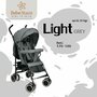 Carucior sport, Bebe Stars, Light, Pliabil, Usor, Pana la 15 kg, Copertina XL cu plasa si fereastra, Spatar si suport picioare reglabile, Coform cu EN1888-1:2018+A1:2022, 6-36 luni, Grey - 4