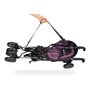 Carucior sport, Caretero, Alfa, Pana la 15 kg, Capotina pliabila, Cos depozitare, Spatar reglabil, Pliere rapida, Greutate 5 kg, Conform EN1888, 6 luni+, Violet - 10
