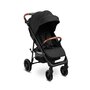 Carucior sport, Caretero, Elma, Pliabil, De la nastere, Pana la 22 kg, Capotina extensibila, Spatar, maner si suport picioare reglabile, Cos depozitare, Cadru din aluminiu, Cu accesorii, 0-48 luni, Negru - 3